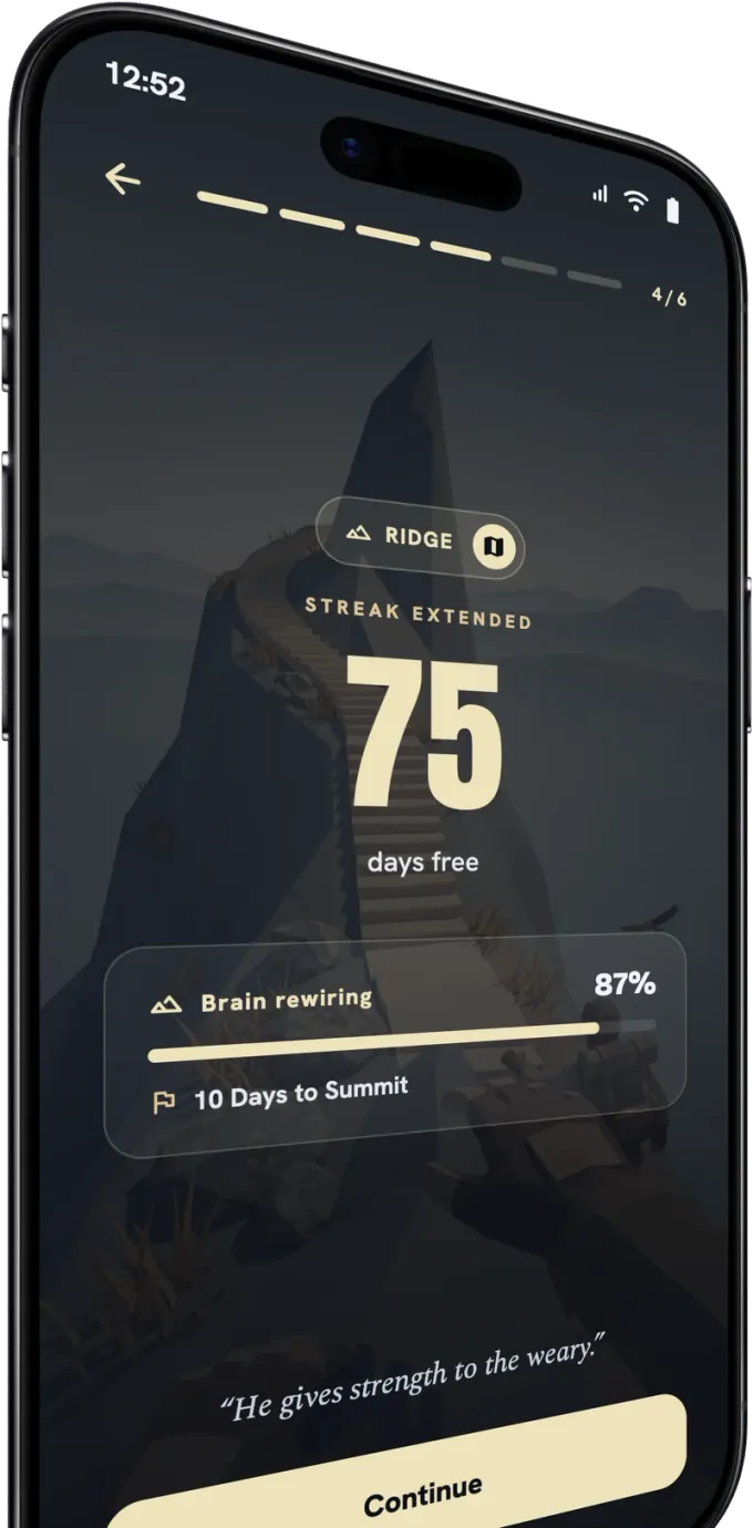 Streak and progress screen